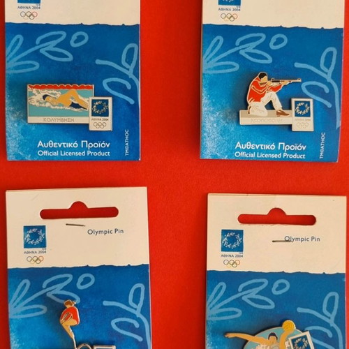 Pins Athens 2004 sports series new, set of 33 pieces