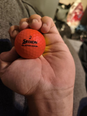 Srixon Q-Star Tour golf ball, number 2