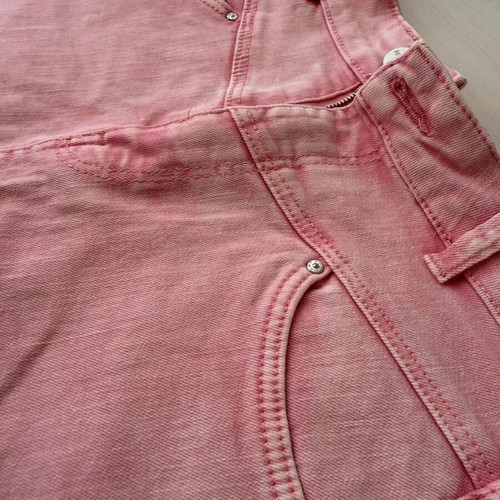 Pink denim skirt Bershka like new, size XS