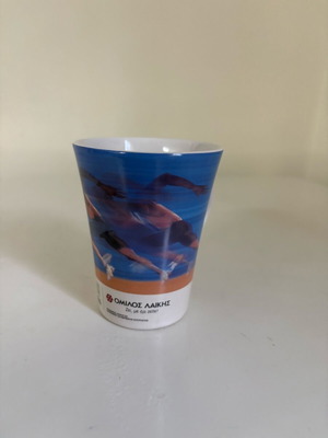 Collectible Laiki Bank and Cyprus Olympic Committee mug like new
