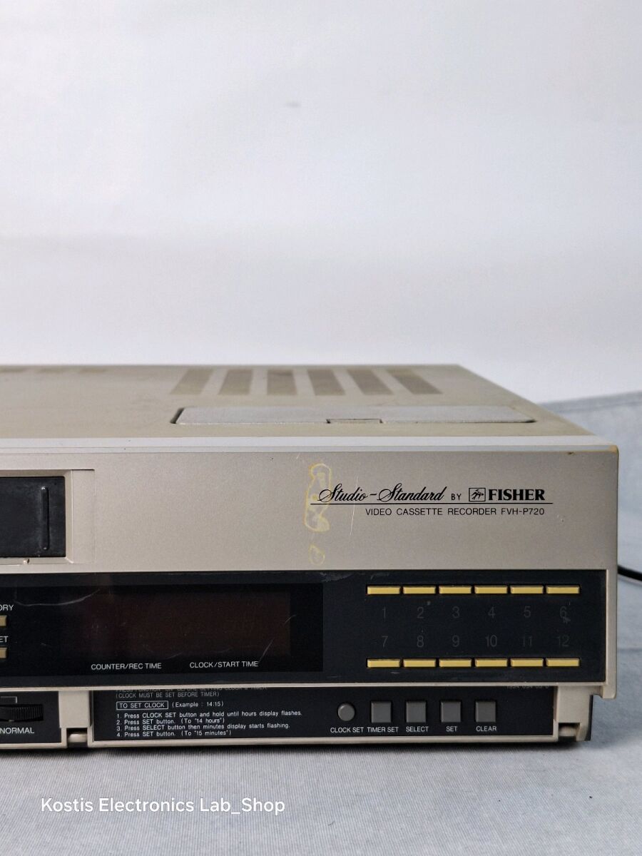Video Cassette Recorder FISHER FVH-P720… - € 29,00 - Vendora.cy