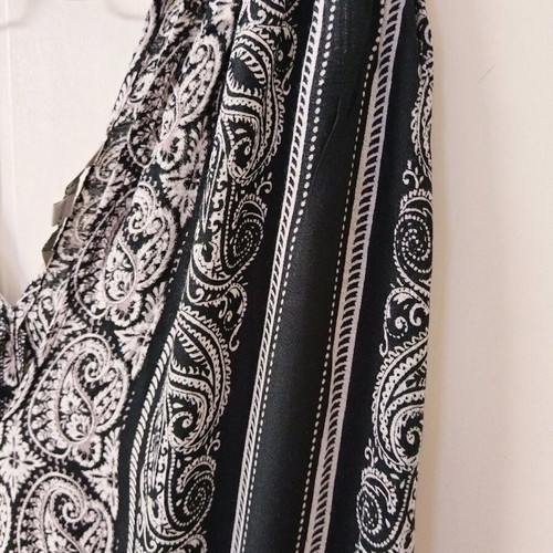 Peacocks summer dress like new, black and grey, size XXXL