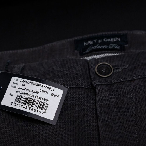 Navy & Green Chino Trousers charcoal grey size M like new