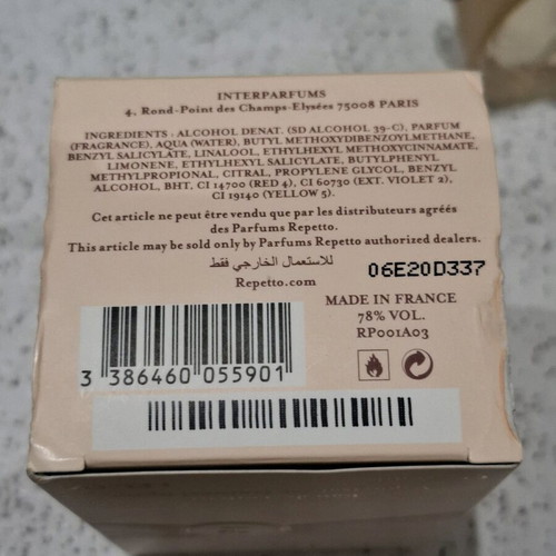 Repetto eau de toilette 30ml like new