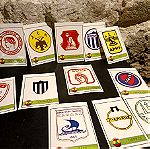  50  Χαρτακια καρουζέλ αυτοκολλητα Συλλεκτικα Ελληνικό πρωτάθλημα 1995