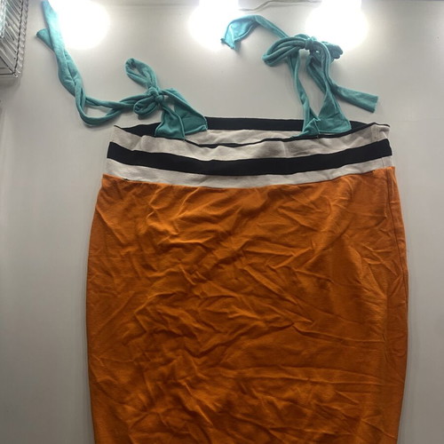 BSB blouse like new, size S, black and orange