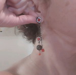 Faux stud earrings like new