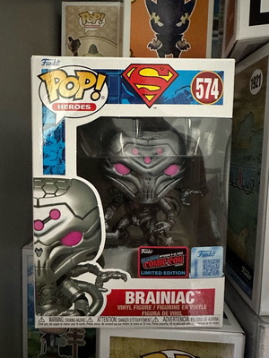 Funko Pop Superman Brainiac Nycc official con authentic new