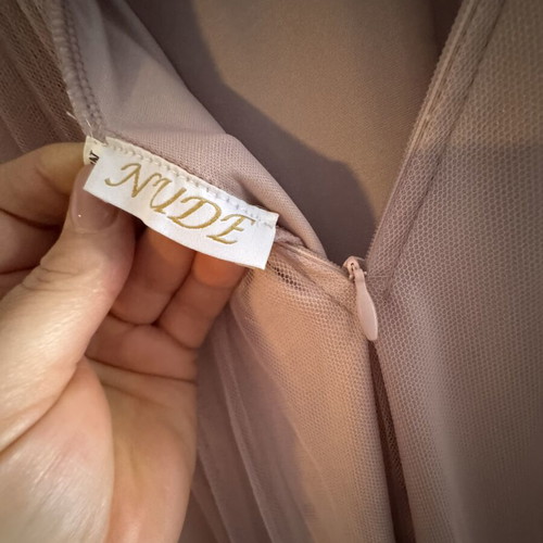 Evening dress long pink size XS like new
