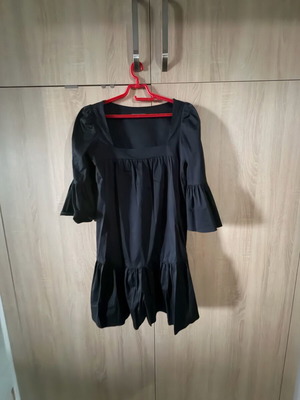 Nema dress like new, black boho with bell sleeves, size M