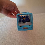 Toy bus used with rolling wheels
