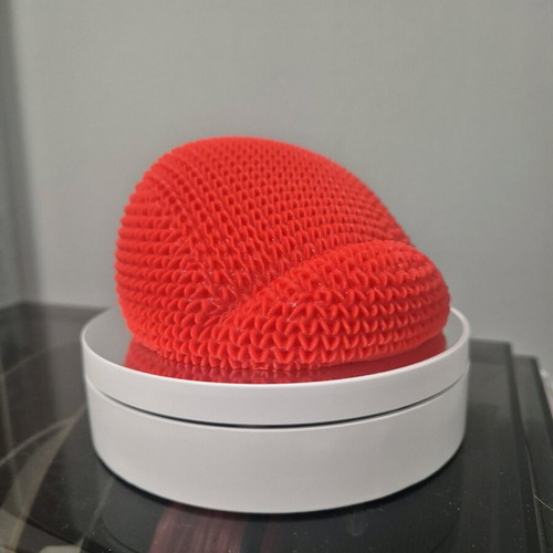 Super Mario knitted decorative hat like new, 3d printed