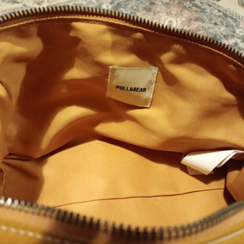 Pull&Bear Shoulder Bag New Mustard Color with Adjustable Strap