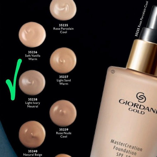 Oriflame Giordani Gold Liquid Make Up MasterCreation SPF 18 new