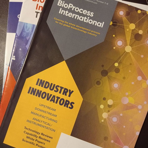 Bio Process International magazines used, set of 2