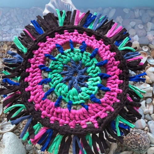 home decoration duo (handmade knitted decorative set) of the house