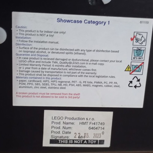 LEGO Friends news van display case, collectible promotional item