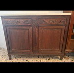 Antique buffet with marble top used