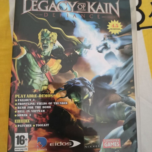 Pc game Legacy of Kain Defiance used, only with box