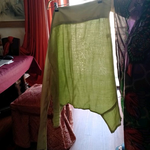 Salvari women's light green used, one size, summer pants