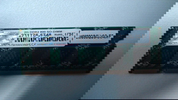 Μνήμη RAM Transcend JM800QSU-2G 2GB DDR2 800 SO-DIMM