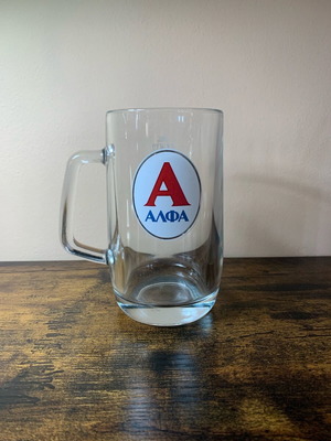 ALFA 0.5L glasses new, pack of 12 with handle