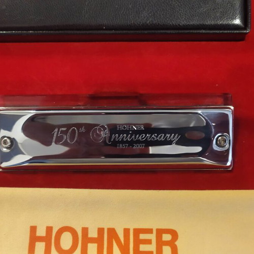 Hohner 150th Anniversary Chrome Edition Harmonica, limited 1857 pcs