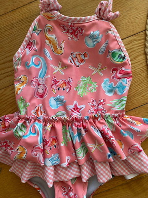 Mayoral swimsuit for 2-year-old like new, pink multicolor, size 92 cm