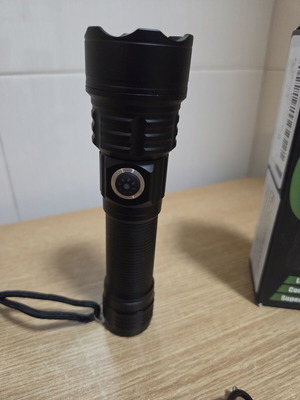 Rechargeable Tactical LED Flashlight Model 01, new