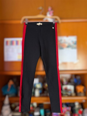 Lynne pants like new, black with red stripe, size XS