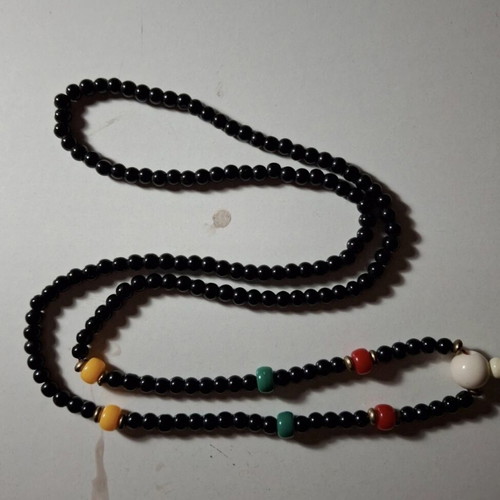 Boho necklace wooden like new