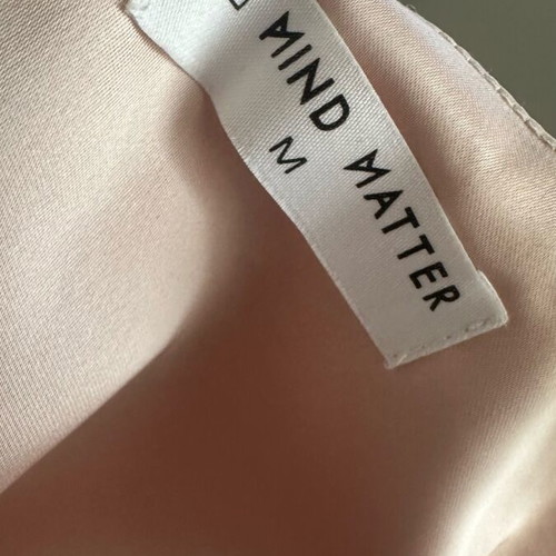 Mind Matter dress impressive nude pink satin Medium like new