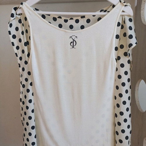 Twinset women's blouse like new, size S, black and white