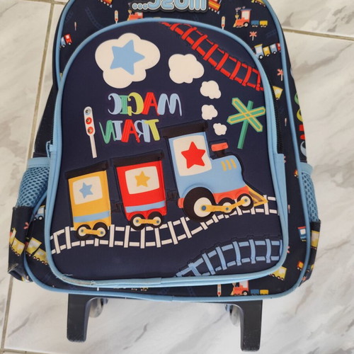 Must kindergarten backpack with train design