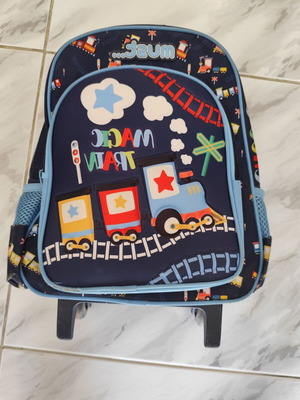 Must kindergarten backpack with train design
