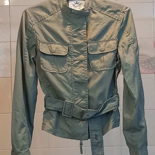 Playlife jacket used, size S, olive color