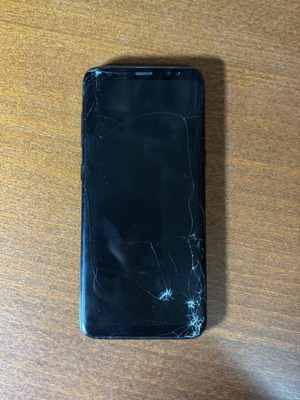 Samsung Galaxy S8 μεταχειρισμένο, σπασμένη οθόνη, 64GB, μαύρο, πλήρως λειτουργικό