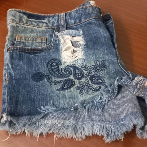 Pink Woman women's denim shorts like new, blue, size S