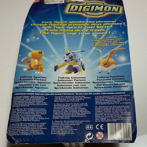 1997 Bandai Digital Digimon Monsters Talking Patamon new