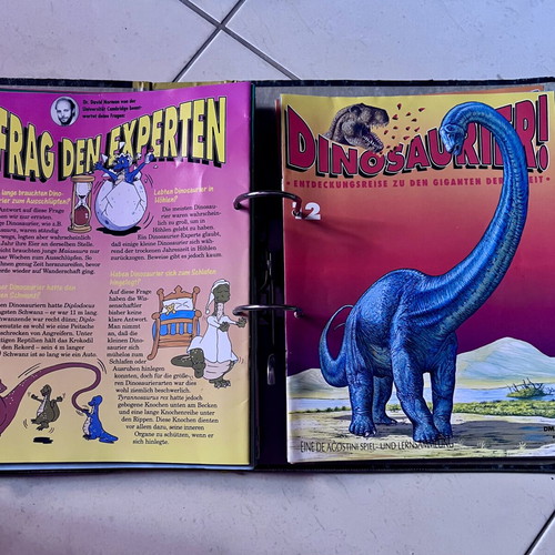 De Agostini Dinosaur Magazines used, set of 19 in German