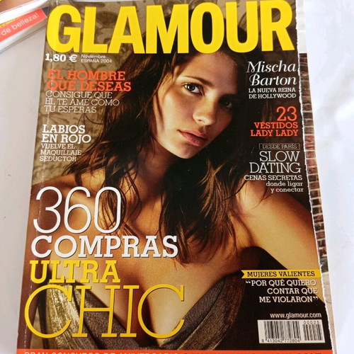 8 Spanish Glamour magazines like new, set issues 21, 22, 24, 25, 29, 30, 32, 36