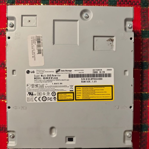 LG GH22LS30 Internal Super Multi DVD Rewriter used with LightScribe and SecurDisc