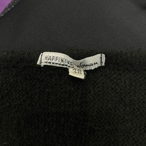 Women's knitted bolero used, black, size M