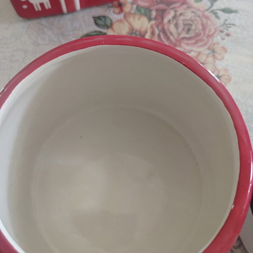 Christmas cookie jar like new