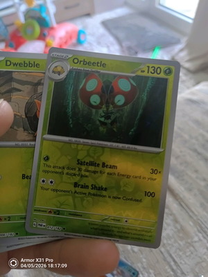 Pokemon Orbeetle (PAR 012) Paradox Rift Holo like new