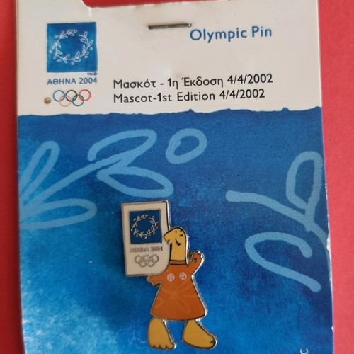 Olympic pins Athens 2004 Mascot series new, set of 6