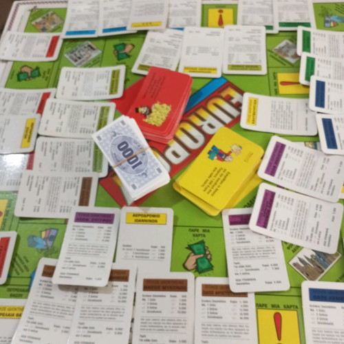 Europoly board game used, deluxe for children over 6 years