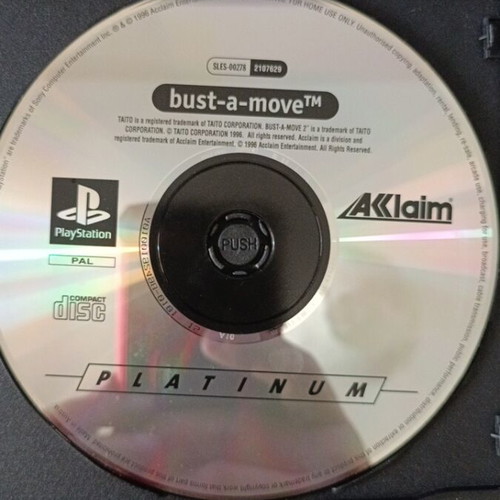 Bust a Move PS1 game