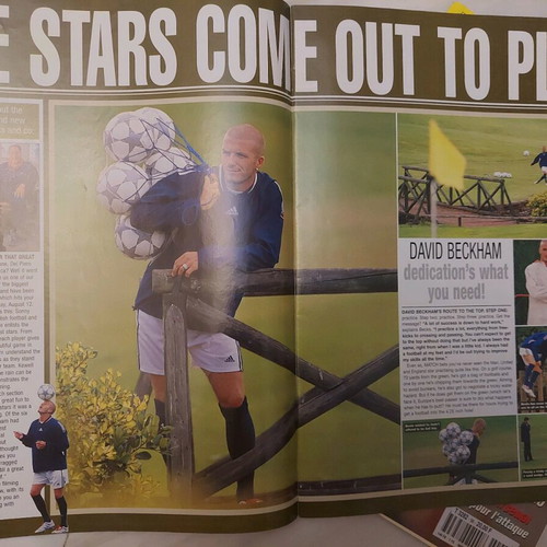 Match magazine collector's issue with David Beckham cover, like new