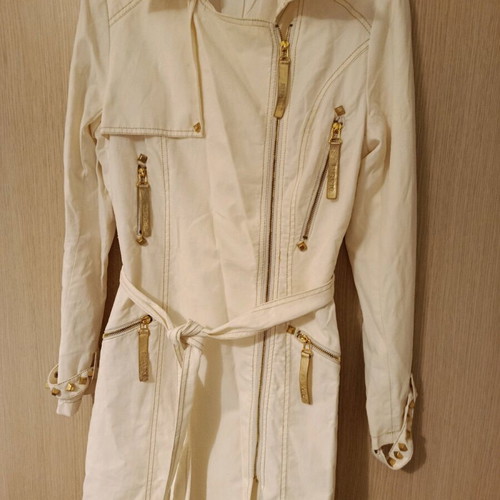 Trench coat and dress set like new, beige, one size by Zig Zag